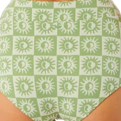 Rip Curl Summer Check Jacquard Boyleg Bikini Bottom - Women's-Women Swimsuits|Casual Clothing