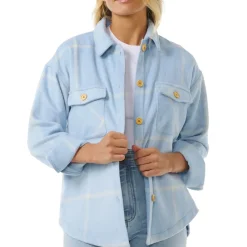 Rip Curl The Search Flannel Shirt - Women's-Women Casual Clothing|Tops & Shirts