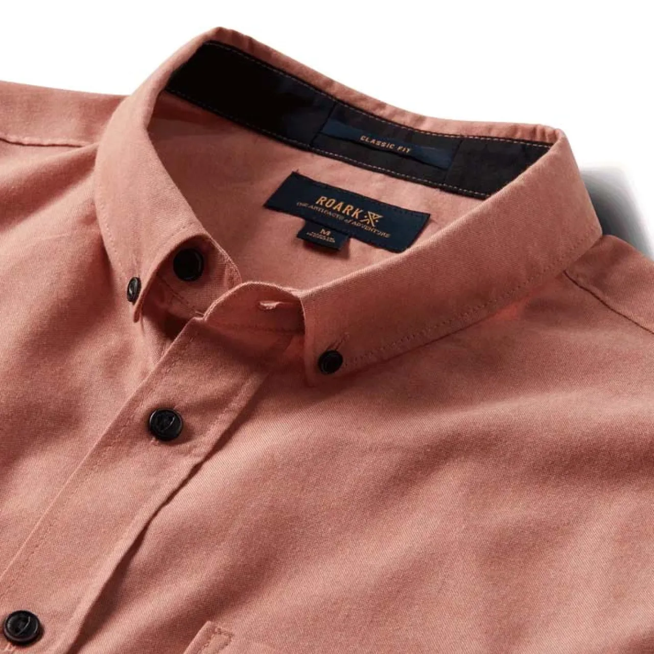 Roark Scholar Oxford Short-Sleeve Woven Shirt - Men's- Casual Clothing|Shirts