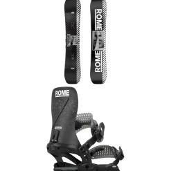 Rome Agent Pro Snowboard + Katana Pro Snowboard Bindings 2025- Snowboards With Bindings|Snowboard Packages
