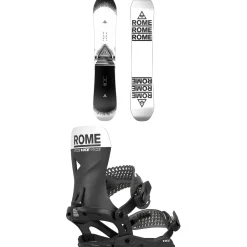 Rome Artifact Pro Snowboard + Vice Snowboard Bindings 2025- Snowboards With Bindings|Snowboard Packages