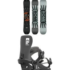 Rome Mechanic Snowboard + Trace Snowboard Bindings 2025- Snowboards With Bindings|Snowboard Packages
