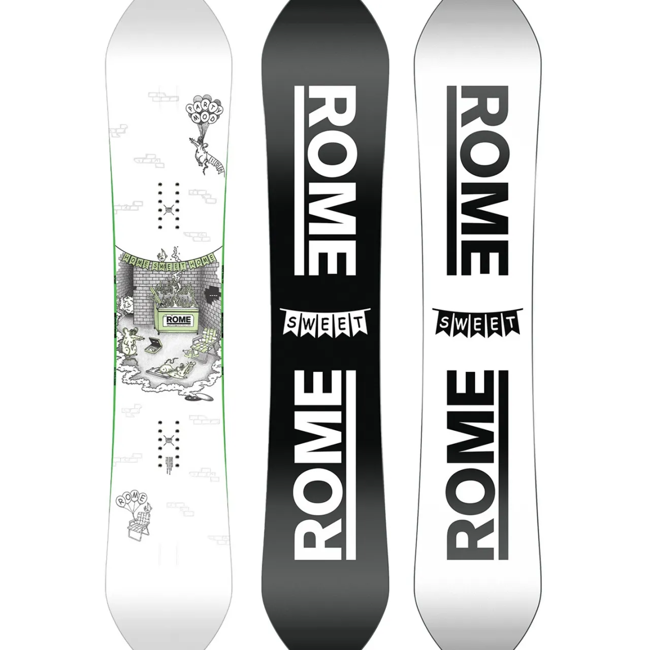 Rome Party Mod Snowboard 2025- Snowboards
