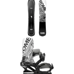 Rome Ravine Pro Snowboard + Katana Snowboard Bindings 2025- Snowboards With Bindings|Snowboard Packages