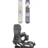 Rome Stale Crewzer Snowboard + D.O.D. Snowboard Bindings 2025- Snowboards With Bindings|Snowboard Packages