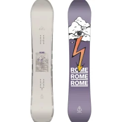 Rome Stale Crewzer Snowboard + Vice Snowboard Bindings 2025- Snowboards With Bindings|Snowboard Packages