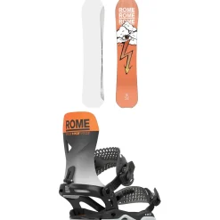 Rome Stale Fish Snowboard + Vice Snowboard Bindings 2025- Snowboards With Bindings|Snowboard Packages
