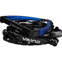 Ronix 11" Hide Grip Handle + 25 ft 4-Section PU Syn. Bungee Surf Rope- Ropes & Handles