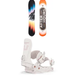Rossignol After Hours Snowboard + Union Trilogy Snowboard Bindings - Women's 2025- Snowboards With Bindings|Snowboard Packages