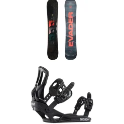 Rossignol Evader Snowboard + Battle Snowboard Bindings 2025- Snowboards With Bindings|Snowboard Packages