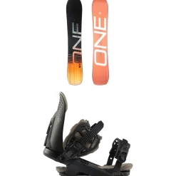 Rossignol One Snowboard + Cuda Snowboard Bindings 2025- Snowboards With Bindings|Snowboard Packages