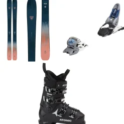 Rossignol Rallybird 92 Skis + Marker Squire 11 Ski Bindings + Atomic Hawx Prime 85 Ski Boots - Women's- Skis, Boots & Bindings|Skis With Bindings