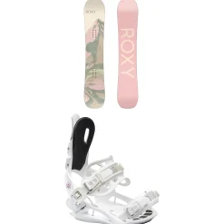Roxy Breeze C2 Snowboard + Rock-It Dash Snowboard Bindings - Women's 2025- Snowboards With Bindings|Snowboard Packages
