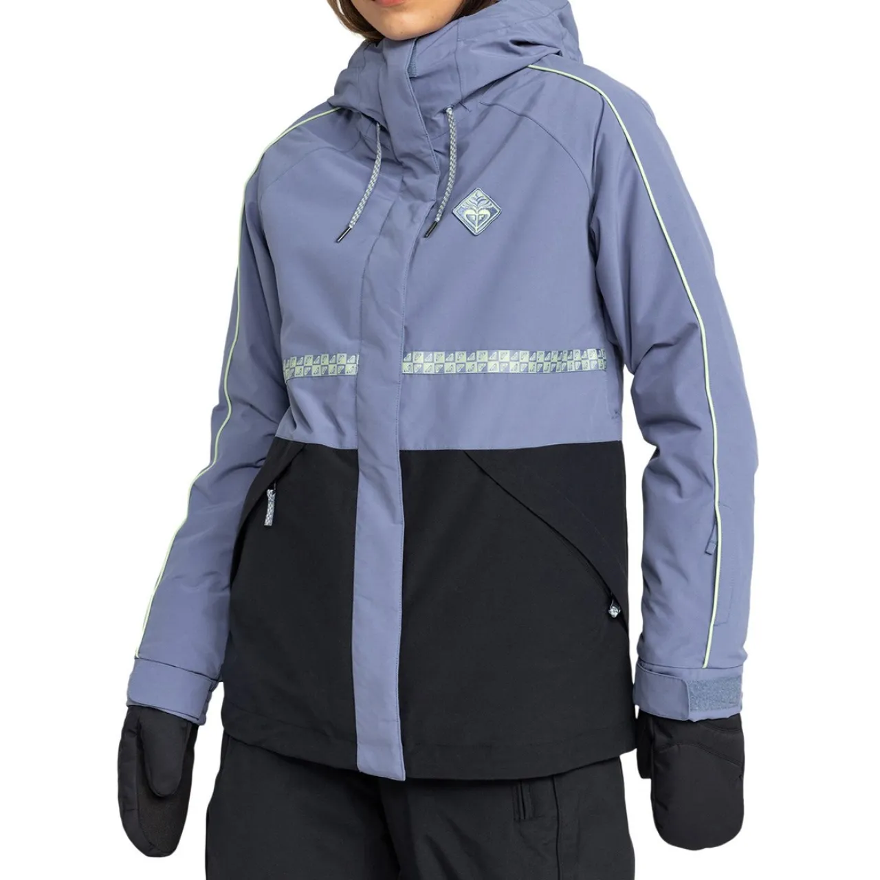 Roxy Highridge Hoodie Jacket - Women's-Women Snow Clothing|Insulated & Puffer Jackets