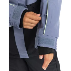 Roxy Highridge Hoodie Jacket - Women's-Women Snow Clothing|Insulated & Puffer Jackets