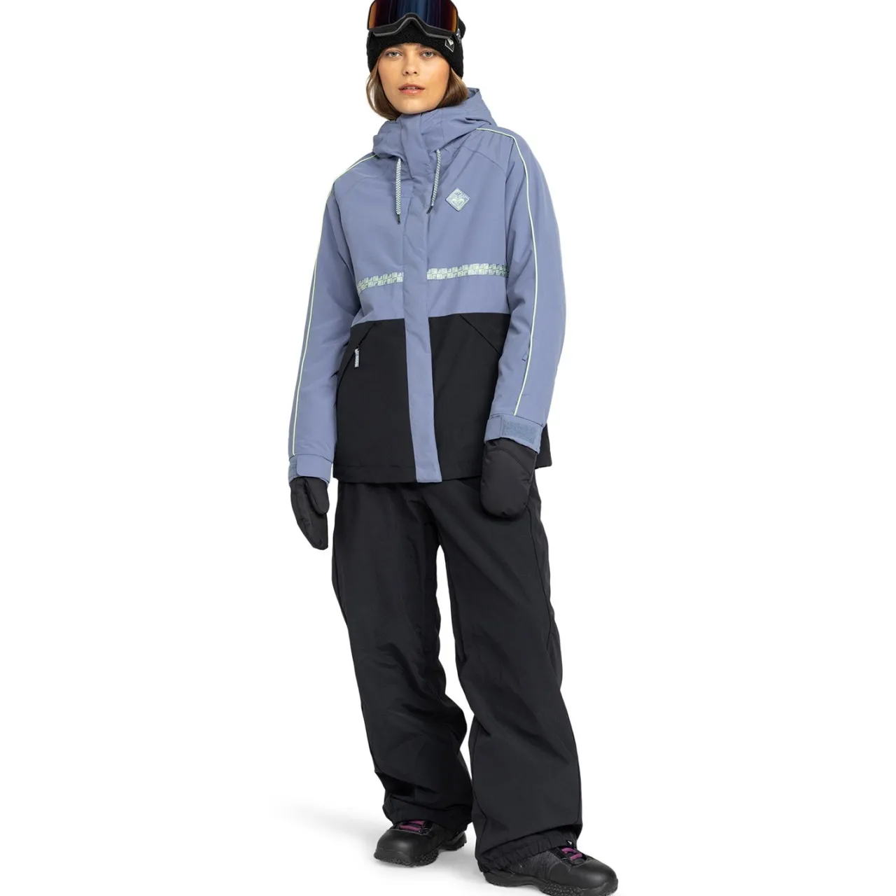 Roxy Highridge Hoodie Jacket - Women's-Women Snow Clothing|Insulated & Puffer Jackets