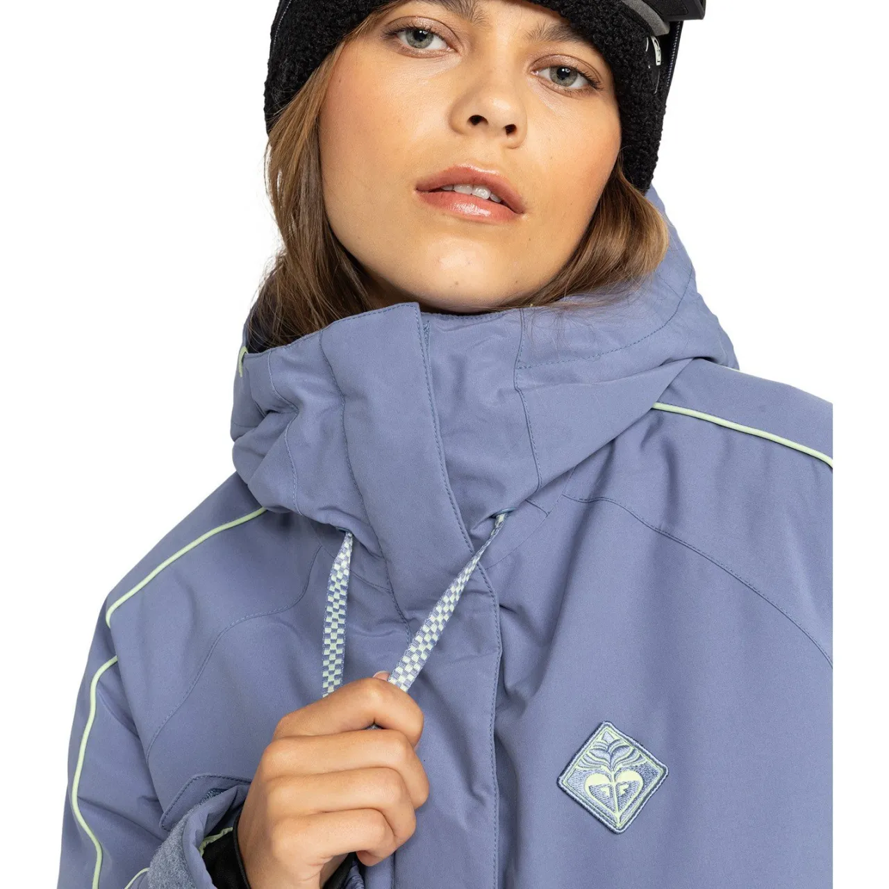 Roxy Highridge Hoodie Jacket - Women's-Women Snow Clothing|Insulated & Puffer Jackets
