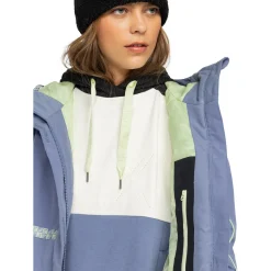 Roxy Highridge Hoodie Jacket - Women's-Women Snow Clothing|Insulated & Puffer Jackets