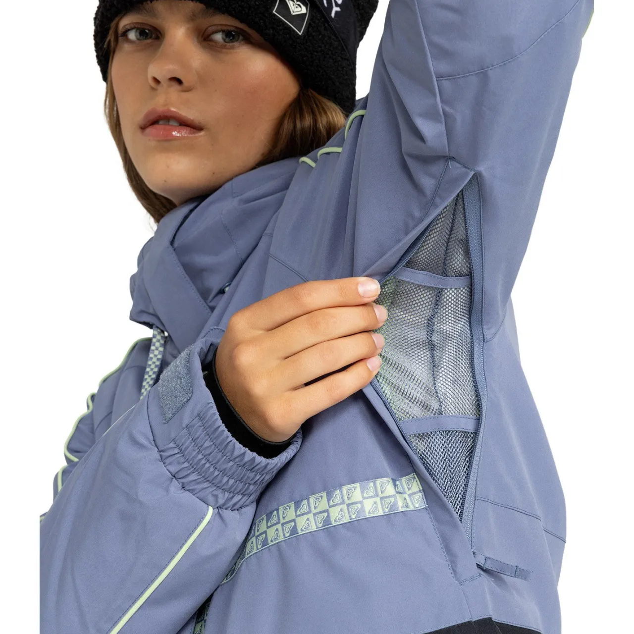 Roxy Highridge Hoodie Jacket - Women's-Women Snow Clothing|Insulated & Puffer Jackets