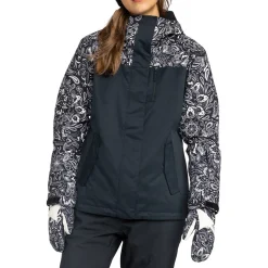 Roxy Jetty Block Jacket - Women's-Women Snow Clothing|Insulated & Puffer Jackets