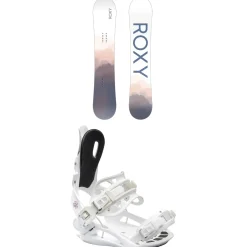 Roxy Raina C2 Snowboard + Rock-It Dash Snowboard Bindings - Women's 2025- Snowboards With Bindings|Snowboard Packages