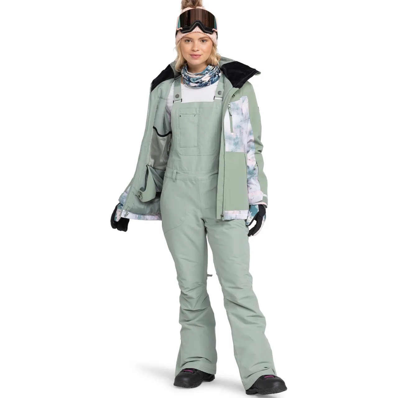 Roxy Rideout Bibs - Women's-Women Snow Clothing|Snowboard Pants & Bibs