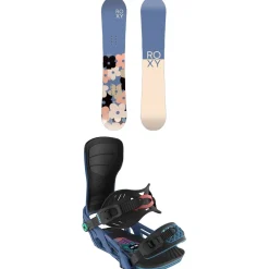 Roxy XOXO C2 Snowboard + Bent Metal Stylist Snowboard Bindings - Women's 2025- Snowboards With Bindings|Snowboard Packages