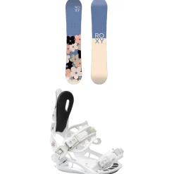 Roxy XOXO C2 Snowboard + Rock-It Dash Snowboard Bindings - Women's 2025- Snowboards With Bindings|Snowboard Packages