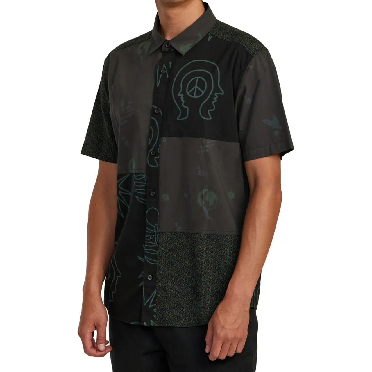 RVCA Compilation Short-Sleeve Shirt - Men's- Casual Clothing|Shirts