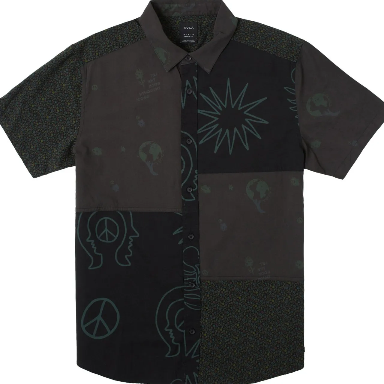 RVCA Compilation Short-Sleeve Shirt - Men's- Casual Clothing|Shirts
