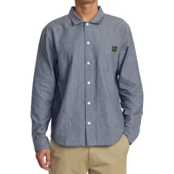 RVCA Dayshift Stripe II Long-Sleeve Shirt - Men's- Casual Clothing|Shirts