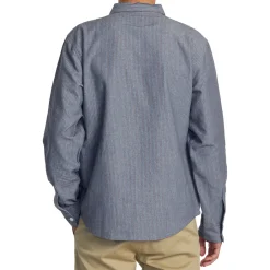 RVCA Dayshift Stripe II Long-Sleeve Shirt - Men's- Casual Clothing|Shirts