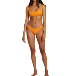 RVCA Shimmer Square Bikini Top - Women's-Women Swimsuits|Casual Clothing