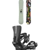 Salomon Abstract Snowboard + Rhythm Snowboard Bindings 2025- Snowboards With Bindings|Snowboard Packages