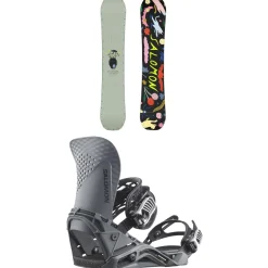 Salomon Abstract Snowboard + Hologram Snowboard Bindings 2025- Snowboards With Bindings|Snowboard Packages