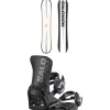 Salomon Assassin Snowboard + District Snowboard Bindings 2025- Snowboards With Bindings|Snowboard Packages