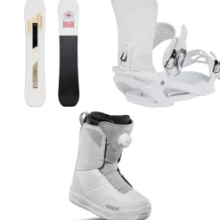 Salomon Bliss X Snowboard + Vendetta X Snowboard Bindings + thirtytwo Shifty Boa Snowboard Boots - Women's 2025- Snowboards, Bindings & Boots|Snowboard Packages