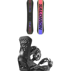 Salomon Huck Knife Pro Snowboard + Highlander Snowboard Bindings 2025- Snowboards With Bindings|Snowboard Packages