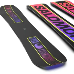 Salomon Huck Knife Pro Snowboard + District Pro Team Snowboard Bindings 2025- Snowboards With Bindings|Snowboard Packages