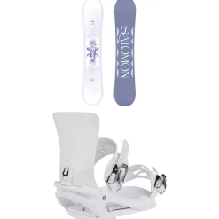 Salomon Lotus Snowboard + Vendetta X Snowboard Bindings - Women's 2025- Snowboards With Bindings|Snowboard Packages