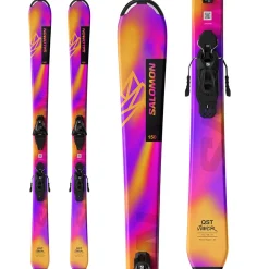 Salomon Lux Jr M Skis + L6 GW Bindings - Kids' 2025-Kids Skis|Kids Ski Packages