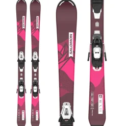 Salomon Lux Jr S Skis + C5 GW Bindings - Kids' 2024-Kids Skis|Kids Ski Packages