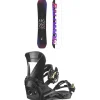 Salomon No Drama Snowboard + Mirage Snowboard Bindings - Women's 2025- Snowboards With Bindings|Snowboard Packages