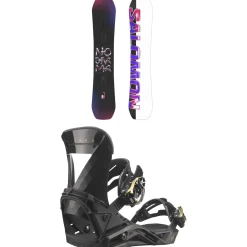 Salomon No Drama Snowboard + Mirage Snowboard Bindings - Women's 2025- Snowboards With Bindings|Snowboard Packages