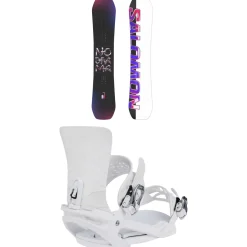 Salomon No Drama Snowboard + Vendetta X Snowboard Bindings - Women's 2025- Snowboards With Bindings|Snowboard Packages