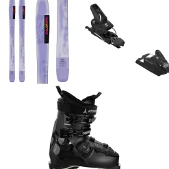 Salomon QST Lumen 98 Skis - Women's + Strive 12 GW Ski Bindings + Atomic Hawx Prime 85 BOA W GW Ski Boots - Women's 2025- Skis, Boots & Bindings|Skis With Bindings