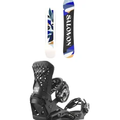 Salomon Rumble Fish Snowboard + Highlander Snowboard Bindings - Women's 2025- Snowboards With Bindings|Snowboard Packages