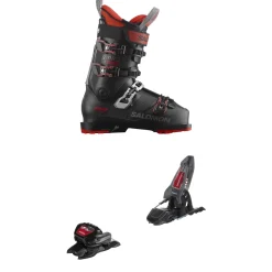 Salomon S/Pro Alpha 100 Ski Boots + Marker Griffon 13 ID Ski Bindings- Ski Packages
