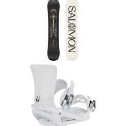 Salomon Wonder Snowboard + Vendetta X Snowboard Bindings - Women's 2025- Snowboards With Bindings|Snowboard Packages