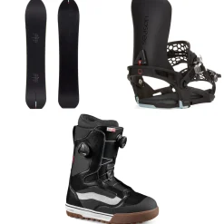 Season Nexus Snowboard + Universal Snowboard Bindings + Vans Aura Pro Snowboard Boots 2025- Snowboards, Bindings & Boots|Snowboard Packages